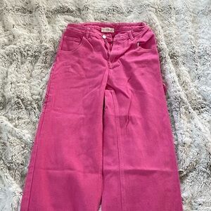 pink jeans